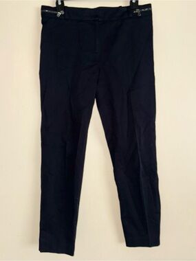 ZAPA Paris Navy Blue Zipper Waist Trouser Style Pants Size 38 (EU) NWOT!